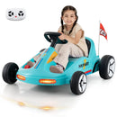 12V Electric Go Kart for Kids Race Toy with Remote Control and Music by LJGDeals
