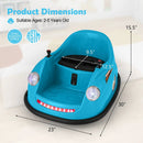 12V Electric Kids Ride on Bumper Car Battery Powered Bumping Car with Remote Control by LJGDeals