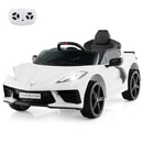 12V Electric Kids Ride On Car Licensed Chevrolet Corvette C8 with Remote Control Ages 3+ Years Old