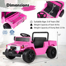 12V Electric Ride On Truck with Dump Bed and Remote Control