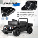 12V Electric Ride On Truck with Dump Bed and Remote Control