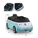 12V Electric Ride-On VW Bus with Remote Control & Music