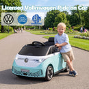 12V Electric Ride-On VW Bus with Remote Control & Music