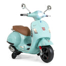 12V Kids Electric Motorcycle Licensed VESPA with Music and Training Wheels by LJGDeals