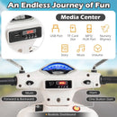 12V Kids Electric Motorcycle Licensed VESPA with Music and Training Wheels by LJGDeals