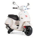 12V Kids Electric Motorcycle Licensed VESPA with Music and Training Wheels by LJGDeals