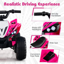 12V Kids Ride On ATV 4-Wheeler Quad with LED Lights and 7 mph Max Speed by LJGDeals