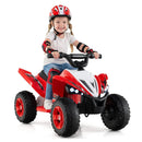 12V Kids Ride On ATV 4-Wheeler Quad with LED Lights and 7 mph Max Speed by LJGDeals
