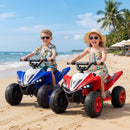 12V Kids Ride On ATV 4-Wheeler Quad with LED Lights and 7 mph Max Speed
