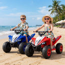 12V Kids Ride On ATV 4-Wheeler Quad with LED Lights and 7 mph Max Speed by LJGDeals