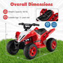 12V Kids Ride On ATV 4-Wheeler Quad with LED Lights and 7 mph Max Speed by LJGDeals