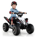 12V Kids Ride On ATV 4-Wheeler Quad with LED Lights and 7 mph Max Speed by LJGDeals