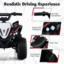 12V Kids Ride On ATV 4-Wheeler Quad with LED Lights and 7 mph Max Speed