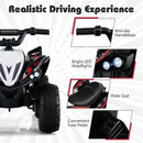 12V Kids Ride On ATV 4-Wheeler Quad with LED Lights and 7 mph Max Speed by LJGDeals