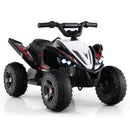 12V Kids Ride On ATV 4-Wheeler Quad with LED Lights and 7 mph Max Speed by LJGDeals