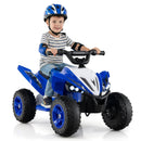 12V Kids Ride On ATV 4-Wheeler Quad with LED Lights and 7 mph Max Speed by LJGDeals
