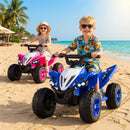 12V Kids Ride On ATV 4-Wheeler Quad with LED Lights and 7 mph Max Speed by LJGDeals