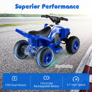 12V Kids Ride On ATV 4-Wheeler Quad with LED Lights and 7 mph Max Speed