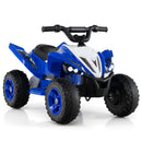 12V Kids Ride On ATV 4-Wheeler Quad with LED Lights and 7 mph Max Speed by LJGDeals