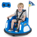 12V Kids Ride On Bumper Car with Remote Control and Flashing Lights by LJGDeals