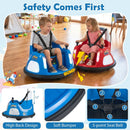 12V Kids Ride On Bumper Car with Remote Control and Flashing Lights by LJGDeals