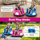 12V Kids Ride On Bumper Car with Remote Control and Flashing Lights by LJGDeals