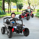 12V Kids Ride On Car UTV Electric Vehicle with LED Lights Music and Horn by LJGDeals