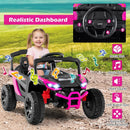 12V Kids Ride On Car UTV Electric Vehicle with LED Lights Music and Horn by LJGDeals