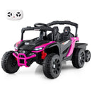 12V Battery Powered Ride On Tractor with Parent Remote Control by LJGDeals