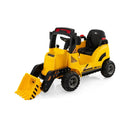 12V Kids Ride On Construction Tractor with Electric Adjustable Bucket-Yellow by LJGDeals