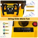 12V Kids Ride On Construction Tractor with Electric Adjustable Bucket-Yellow by LJGDeals