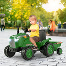 12V Kids Ride On Tractor with Trailer and Remote Control by DirectDeals