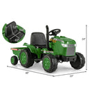 12V Kids Ride On Tractor with Trailer and Remote Control by LJGDeals