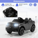 12V Kids Ride On Car with Remote Control Lockable Doors Slow Start System and LED Lights by DirectDeals