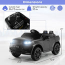 12V Kids Ride On Car with Remote Control Lockable Doors Slow Start System and LED Lights by LJGDeals