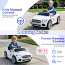 12V Kids Ride on Car Licensed Mercedes-Benz with Remote and Music by LJGDeals