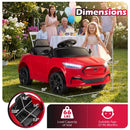 12V Kids Ride on Car Licensed Ford Mach E with Parent Control and Horn by LJGDeals
