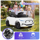 12V Kids Ride on Car Licensed Ford Mach E with Parent Control and Horn by LJGDeals