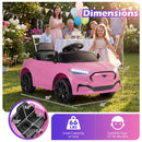 12V Kids Ride on Car Licensed Ford Mach E with Parent Control and Horn