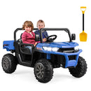12V 2-Seater Kids Ride On Dump Truck with Dump Bed and Shovel by LJGDeals