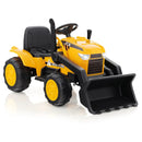 12V Kid's Ride on Excavator with Adjustable Digging Bucket-Yellow by LJGDeals