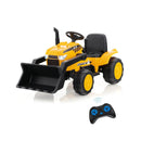 12V Kid's Ride on Excavator with Adjustable Digging Bucket-Yellow by LJGDeals
