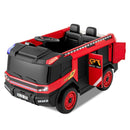 12V Kids Ride on Fire Truck 2-Seater with Remote Control and Water Gun-Red by LJGDeals