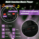 12V Kids Ride-on Jeep Car with 2.4 G Remote Control-Purple