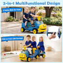 12V Kids Ride-On Train 3-Seater with Detachable Carriage