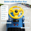 12V Kids Ride-On Train 3-Seater with Detachable Carriage by LJGDeals