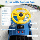 12V Kids Ride-On Train 3-Seater with Detachable Carriage