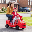 12V Kids Ride-On Train 3-Seater with Detachable Carriage
