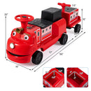 12V Kids Ride-On Train 3-Seater with Detachable Carriage
