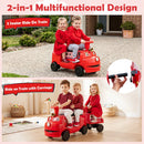 12V Kids Ride-On Train 3-Seater with Detachable Carriage
